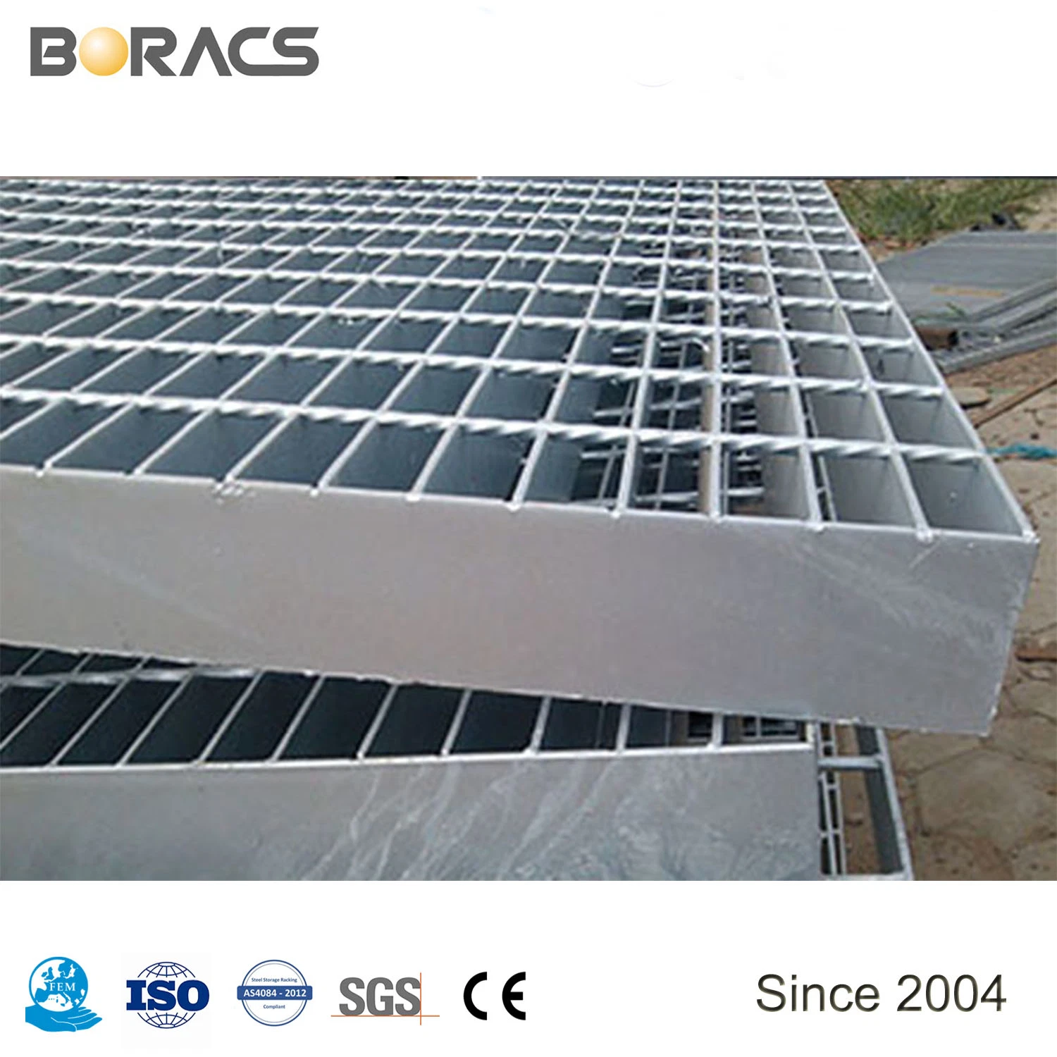 Heavy Duty Galvanized Steel Grating for Sump, Trench, Drainage Cover, Manhole Cover, Stair Tread, Floor Drain