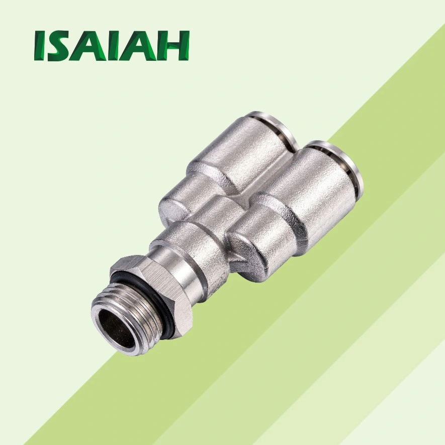 Camozzi Type Push in Brass Pneumatic Connector All Copper Fittings