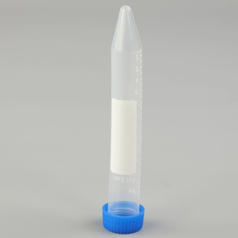 Estéril de plástico de fondo cónico de 15ml Microcentrifugadora Tubos de microcentrífuga