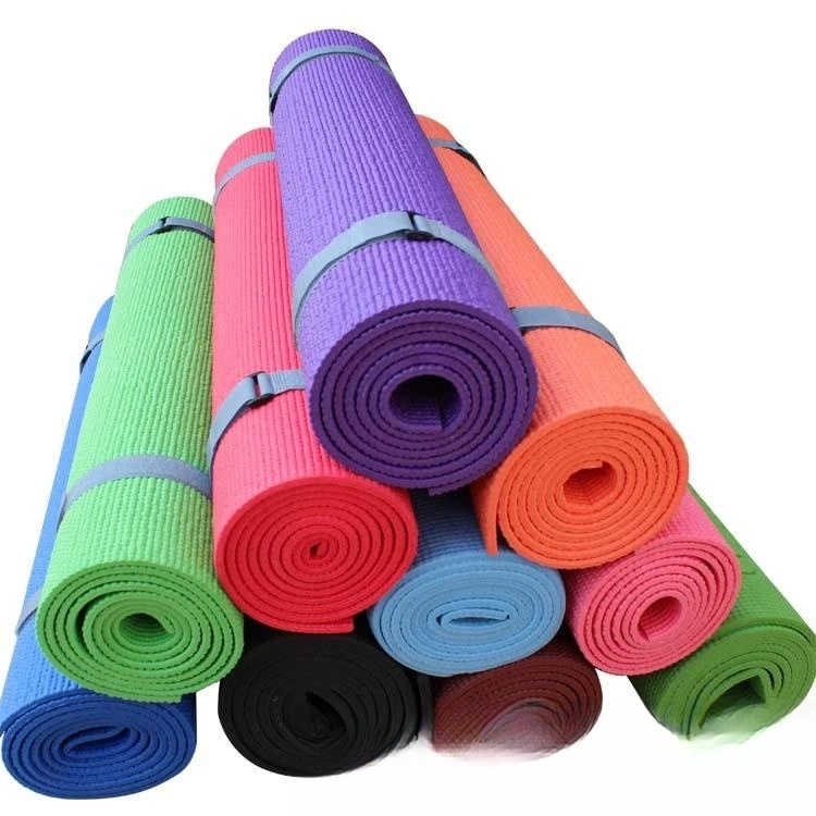 PVC Accueil Fitness-de-chaussée de l'exercice Exercice antidérapant des tapis de yoga Pilates