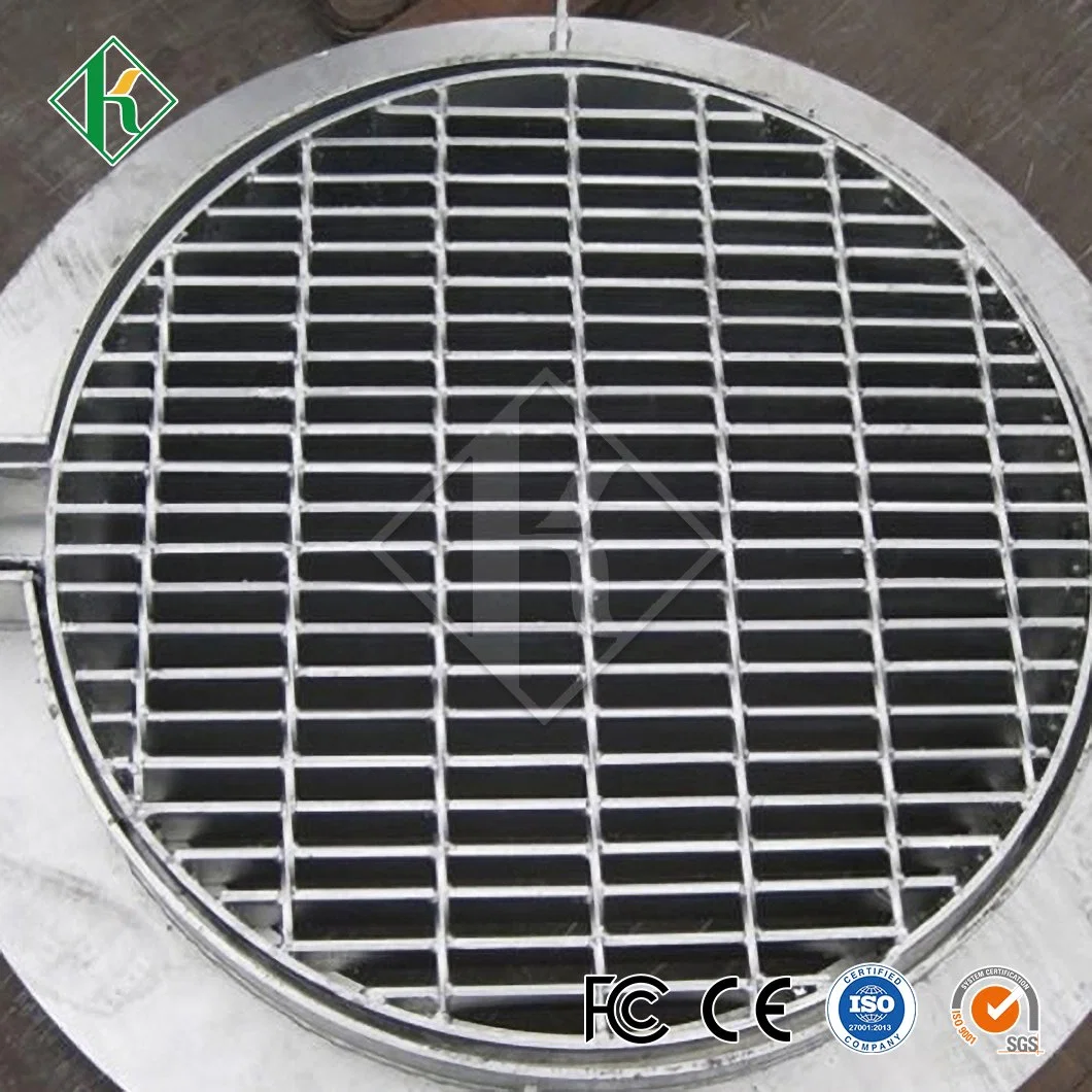 Kaiheng Marine Galvanized Steel Bar Grating Supplier Metal Steel Grating Trench Drain Cover China Heavy Duty Trench Drain Grating Cover