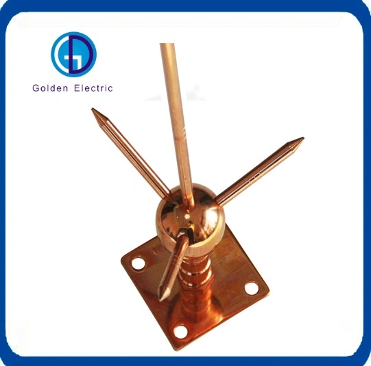 2022 China Lightning Protection Grounding System Supplier Copper 21kv Lightening Rod 22kv Lightning Arrester for Sale