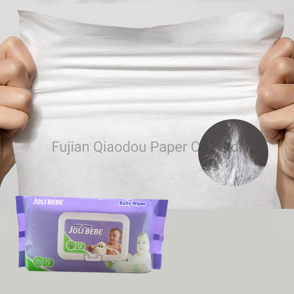 Organic Wet Cleaning Pure Water Based Cotton with Lid Cover Newborn Baby Wipes