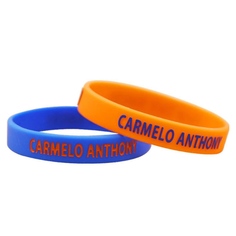 Hot Selling Personality Advertising Gifts Cool Soft Custom Logo Text Silicone Wristband