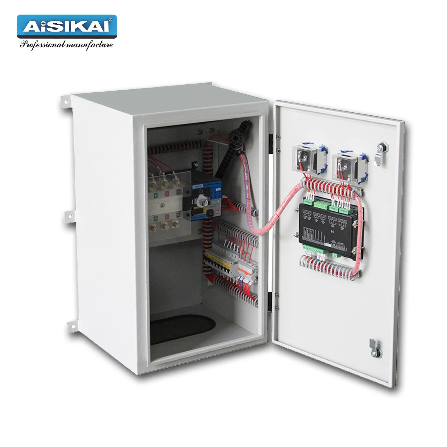 Control del generador de Venta caliente Aisikai 380V/400V 630un Panel de ATS 4p