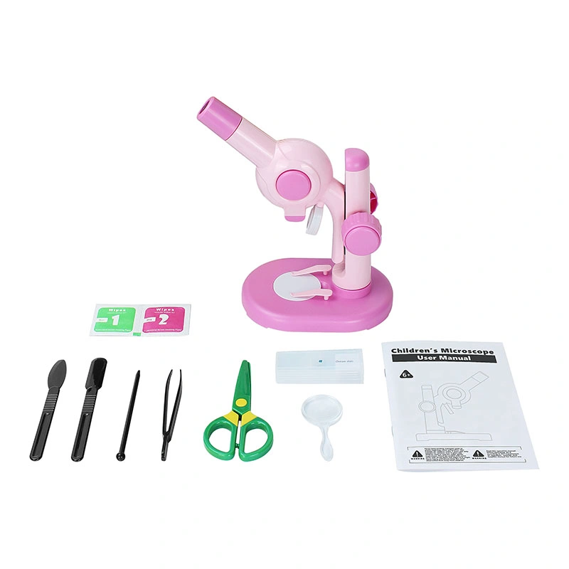 15X Preschoolers Educational Toys Microscope Assemble Parts