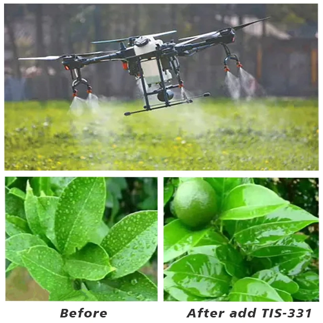 Spray Adjuvant Anti Drift Agent for Drones Use Drift Control Anti Evaporation Surfactant Tis-331