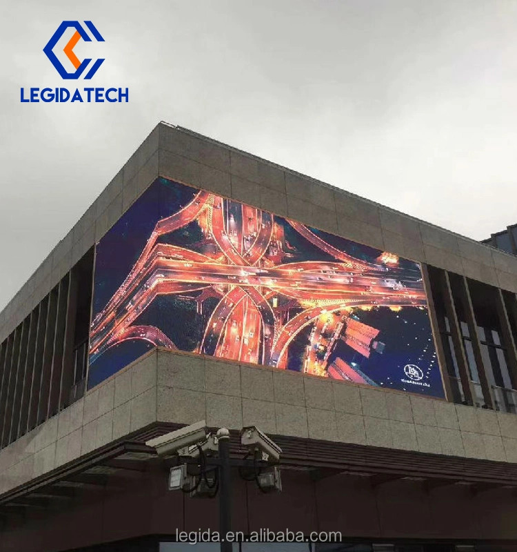 Legidatech LED P6 P8 P10 Full Color Digital Billboard Pole Signage Board Panel Cabinet Signs LED Outdoor Public