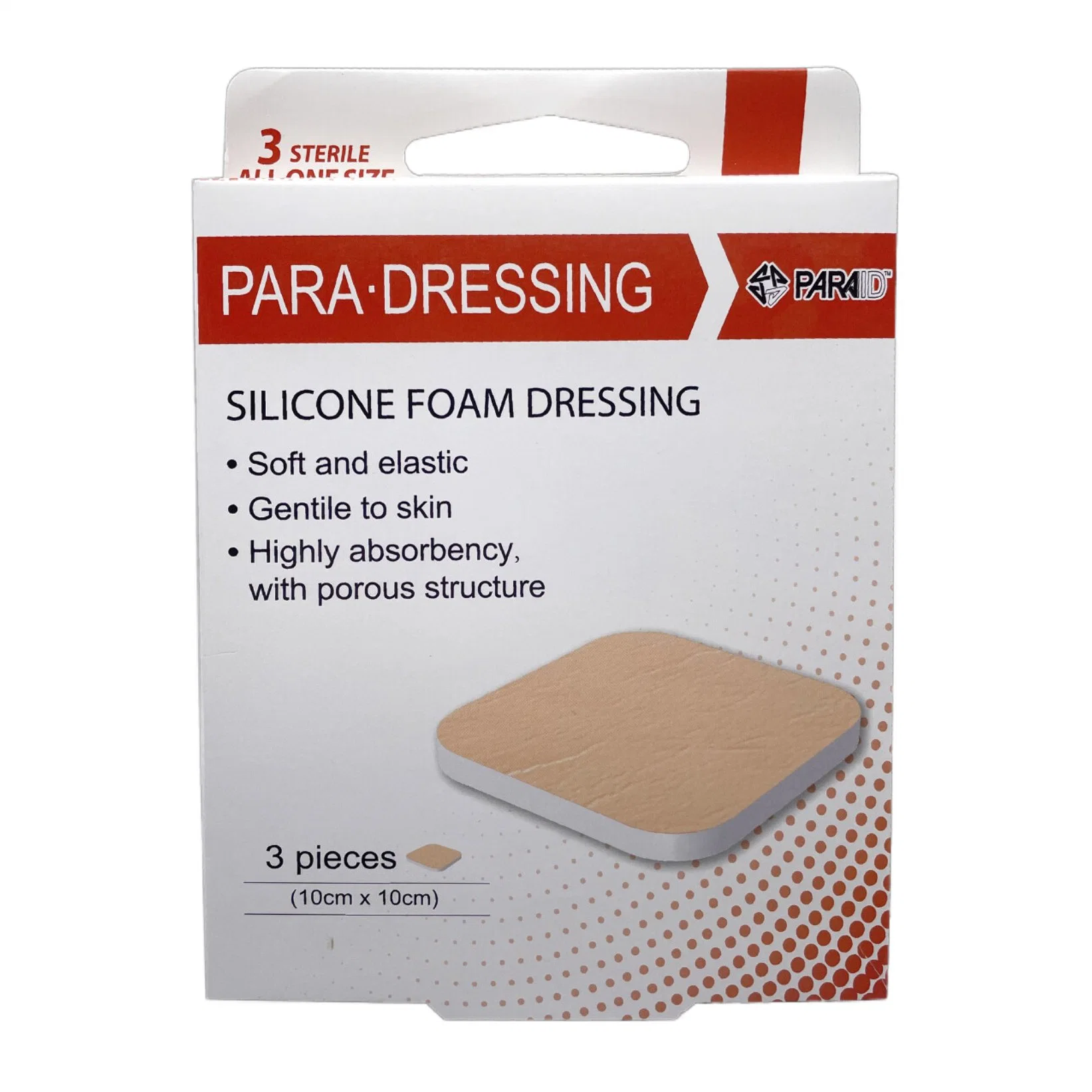 Soft Wound Care Healing Self Adhesive Ultra Absorbent Hydrocellular Sacrum Bordered High Absorbency Silicone Gel Foam Dressing