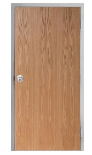 36*80 Inch American Style Metal Frame Wooden Doors