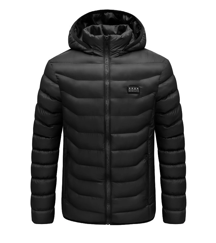 USB Rechargeable Heated Jacket Warm Winter Electric Heating Clothes Coat