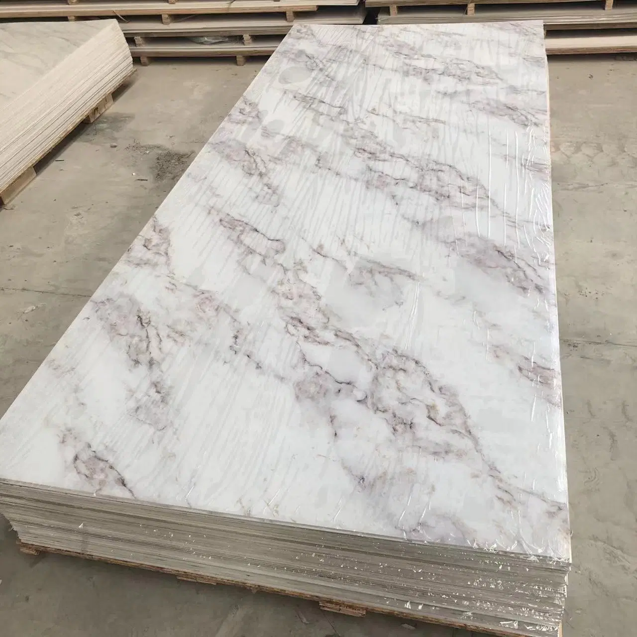 China Decoration Panels High Quality PVC UV Marble Sheet UV Board