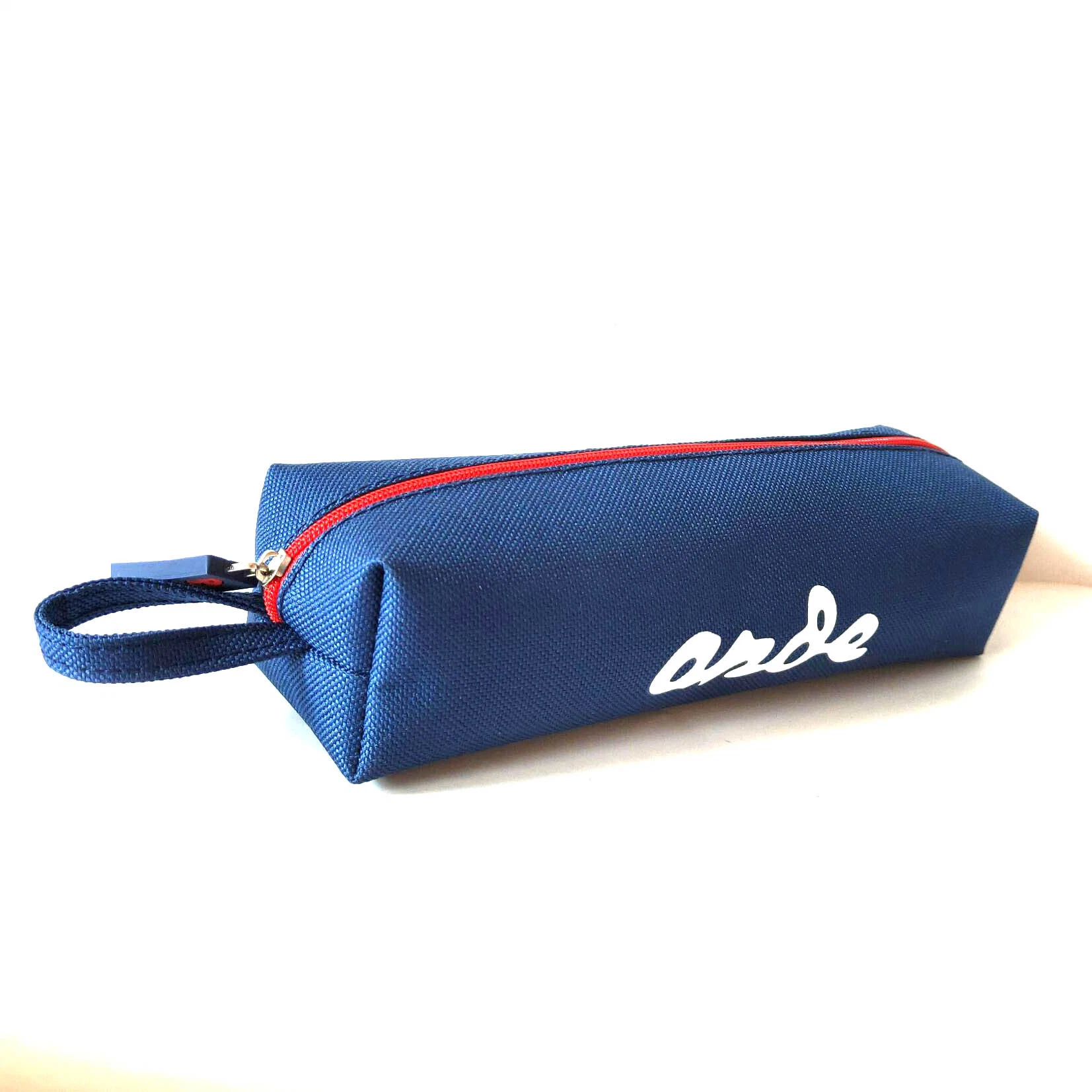 900d Oxford Thicken Barrel Pen Pouch Custom Logo Blue Pencil Bag