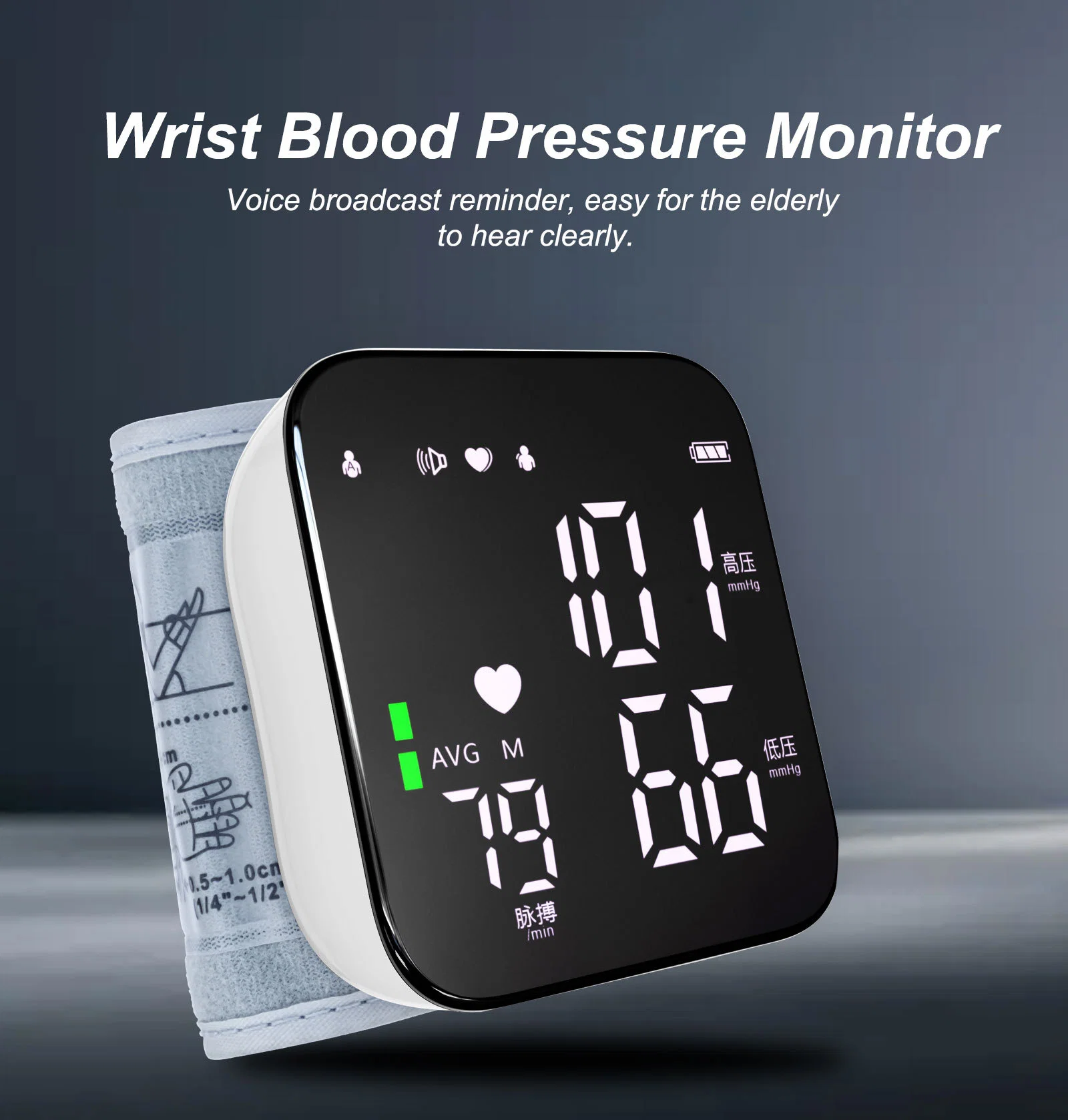 Wholesale/Supplier High quality/High cost performance Wrist Upper Arm Blood Pressure Monitor