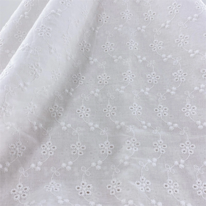 Bordados de tecido Lace 100% algodão bordada flor pequena de pano de costura