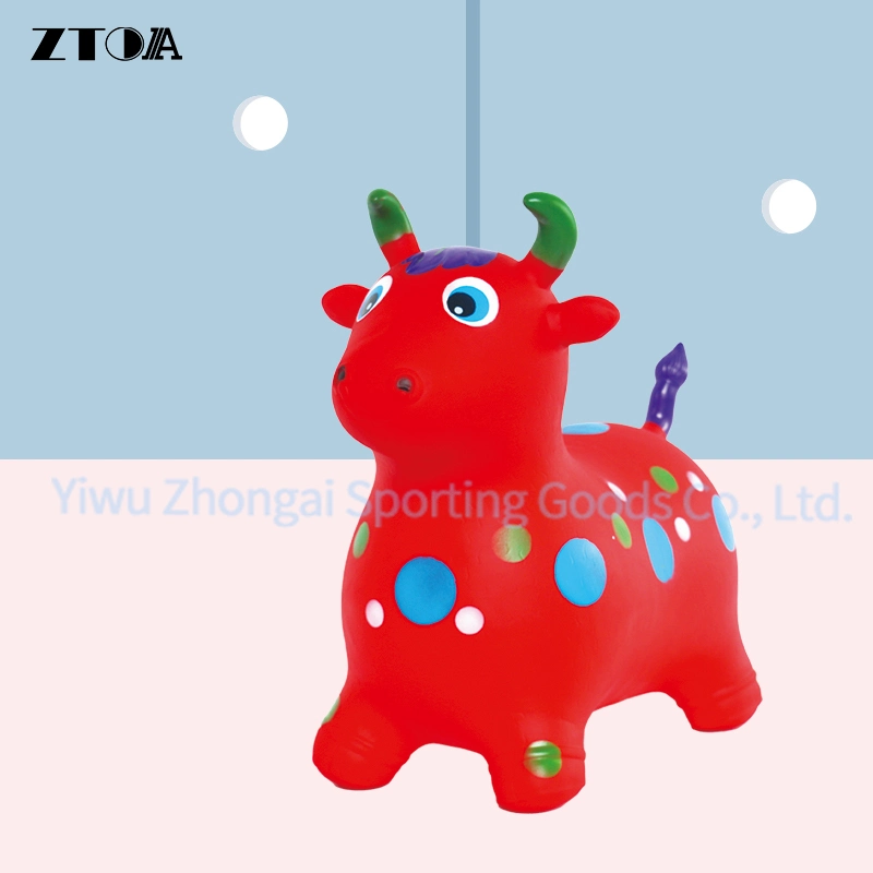 PVC Inflatable Animal Jump Toy Giraffe Customized Animal