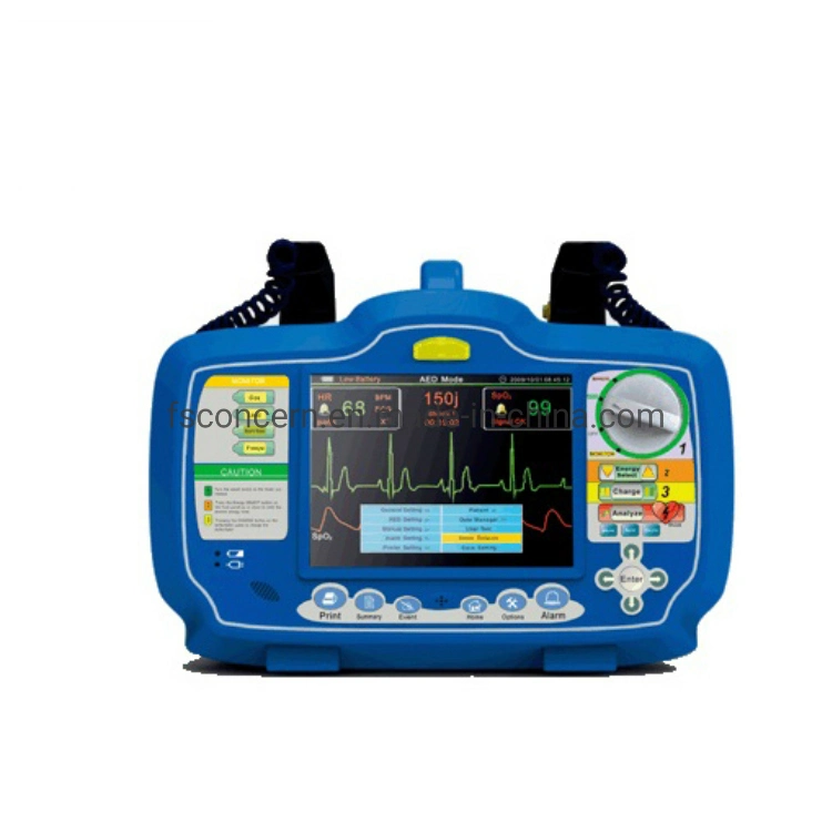 Hochwertiger Medizinischer Notfall Instrument Defibrillator Analysator Tragbarer Defibrillator Monitor Maschine