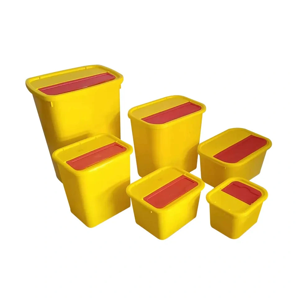Medical Waste Container Sharps Container 1L-25L Biohazard Needle Disposal Boxes for Hospital