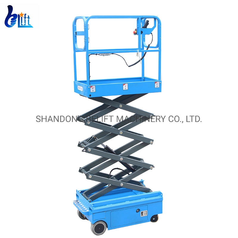 Indoor Self Propelled Electric Mini Hydraulic Scissor Lift Access Equipment