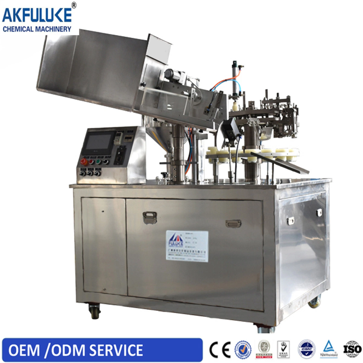 New Product Automatic Plastic Toothpaste Cosmetic Cream Soft Tube Filling Sealing Machine Automatic Linear Type Filling Olive Oil/ Sunflower Oil/ Bean Oil