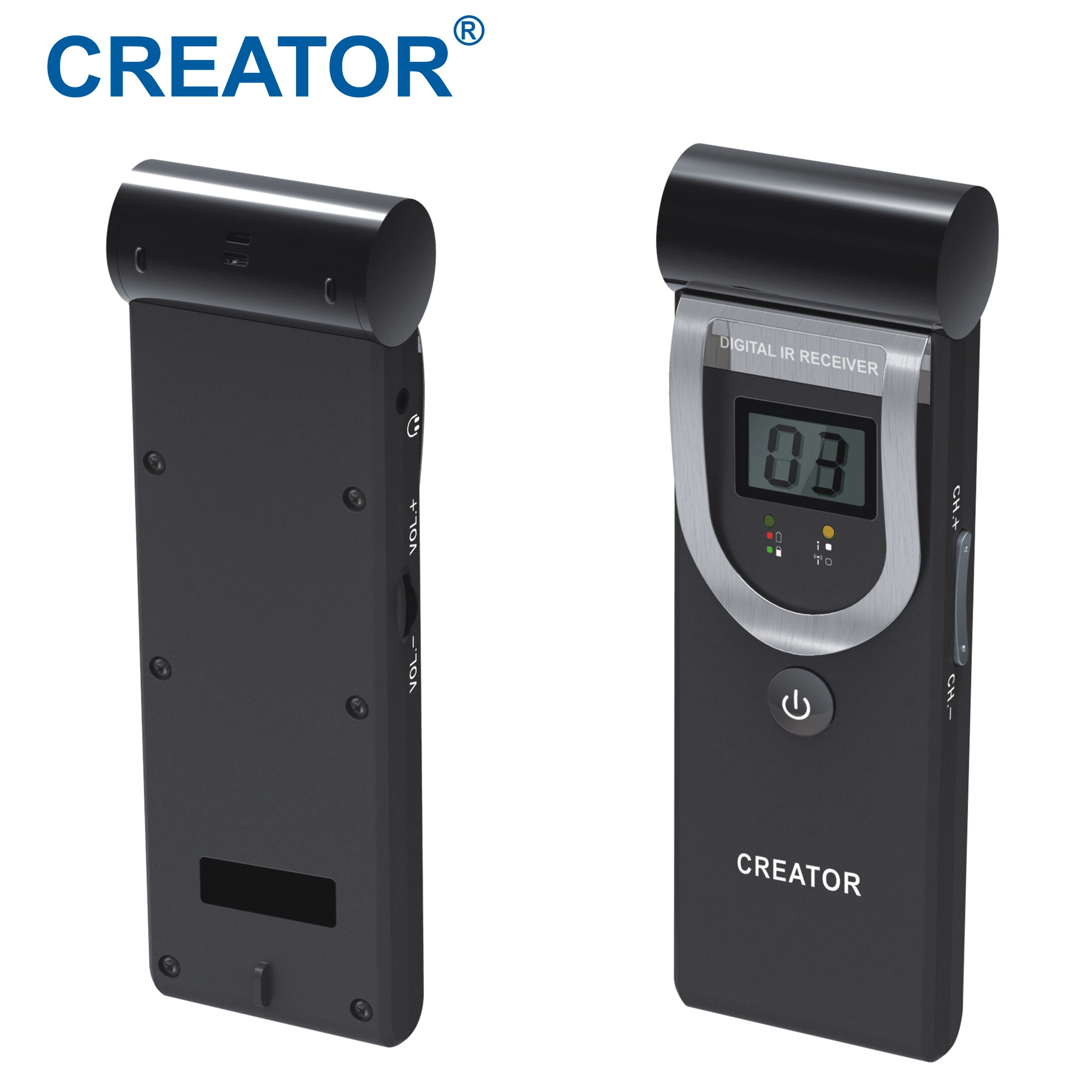 Creator 8/16 Channels Wireless IR Receiver Digital Multilingual Conference Receivers