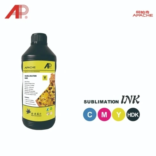 Reliable Apache Sublimation Dye Ink - 100ml for Digital Textile Printing