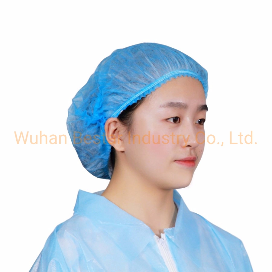 Economical Single Use Spp Clip Cap Mob Cap Crimp Cap Hairnet