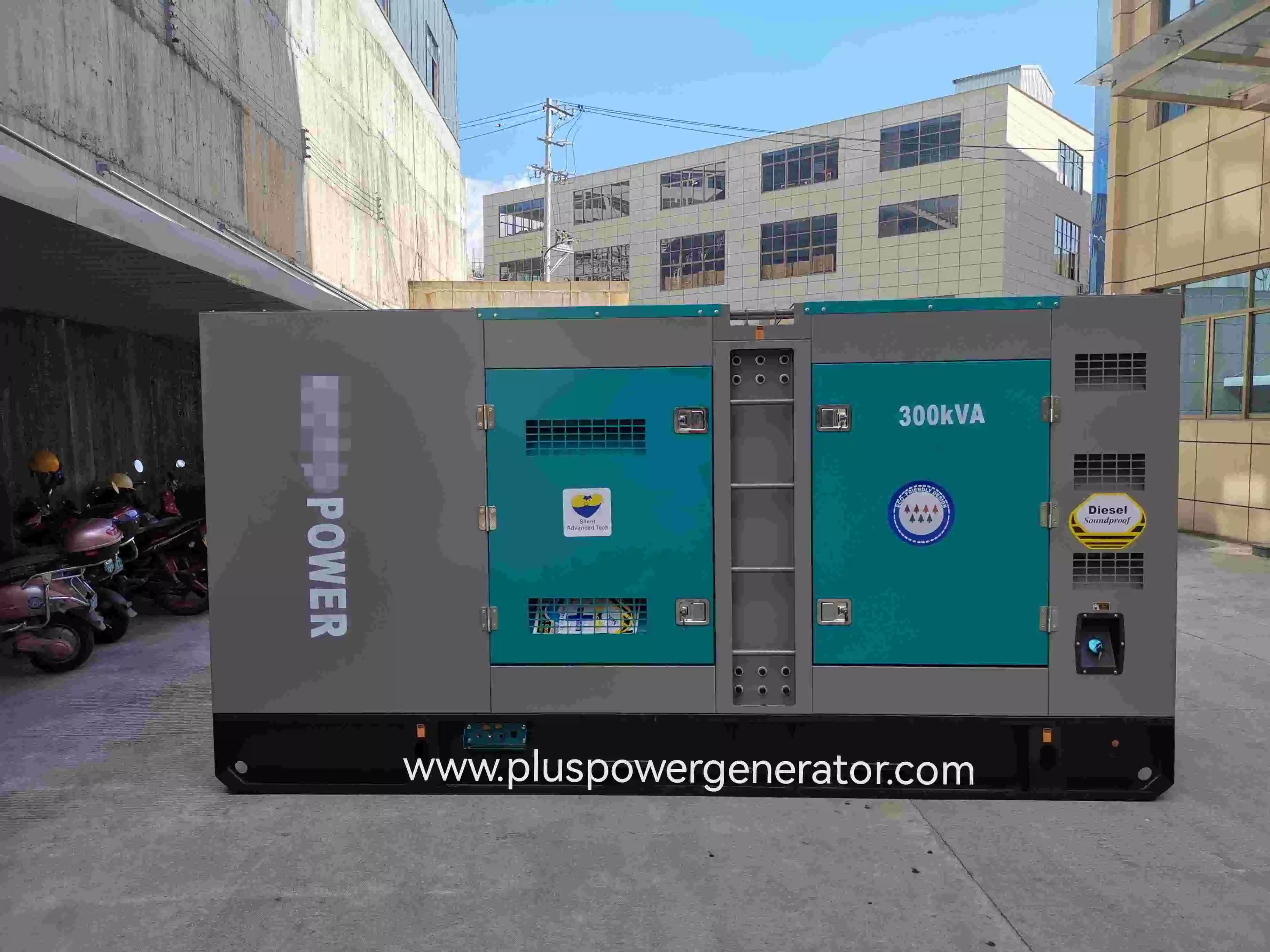 328kw 410kVA Super Silent Diesel Power Generator Set Genset