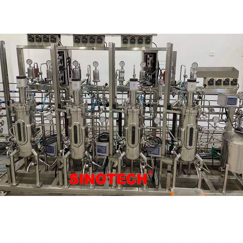 Electric Heating Small Chemical Glass Benchtop Bioreactor