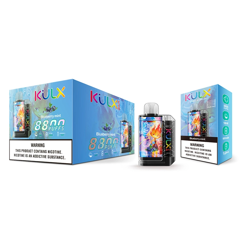 Kulx 8800puffs OEM ODM cigarros e-descartáveis por grosso vs Fume ESCO Barras Randm