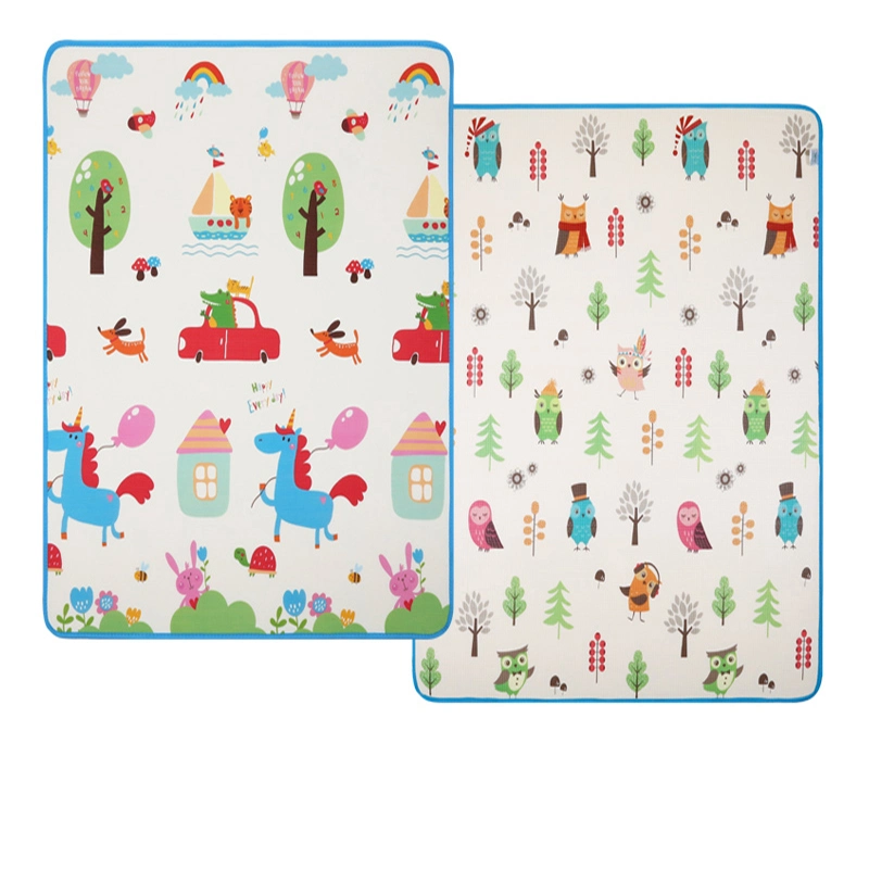 180*200cm 72*80 Inch XPE Foam Baby Crawl Play Mat Non-Toxic BPA Free Reversible Cartoon Design Kids Infant Playmat with Wholesale/Supplier to Amazon