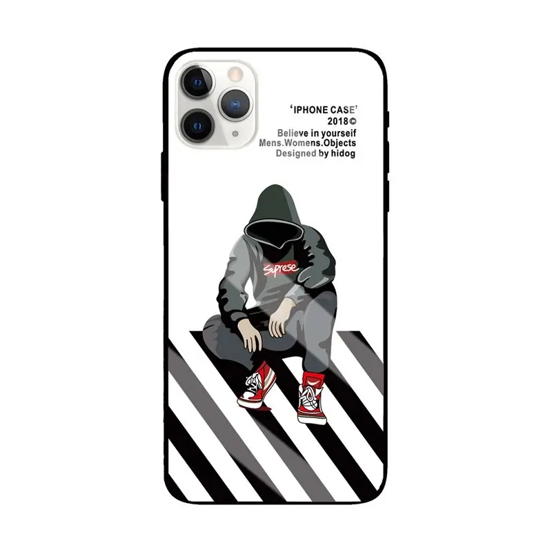 Zapatillas de lona Diseñadores 3D silicona Mobile Phone Shell para el teléfono 12 13 PRO Max 11 Coque funda para para Teléfono 14 caso