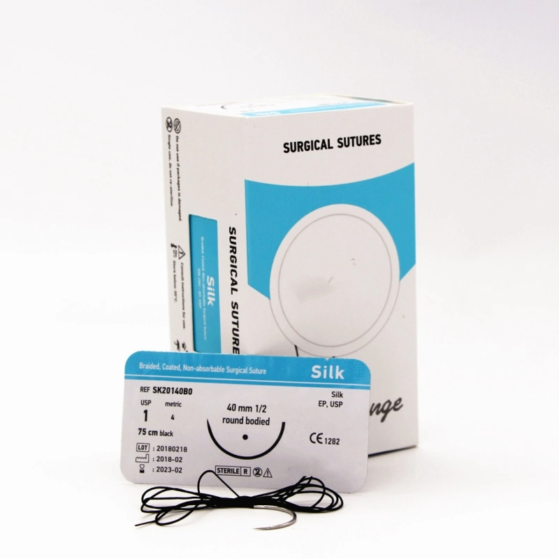 Medical Disposables Absorbable Surgical Suture with Needle