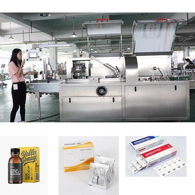 Rq-Zh-120W High Speed Continuous Fully Automatic Small Horizontal Cartoning Packing Box Pouch Tube Machine