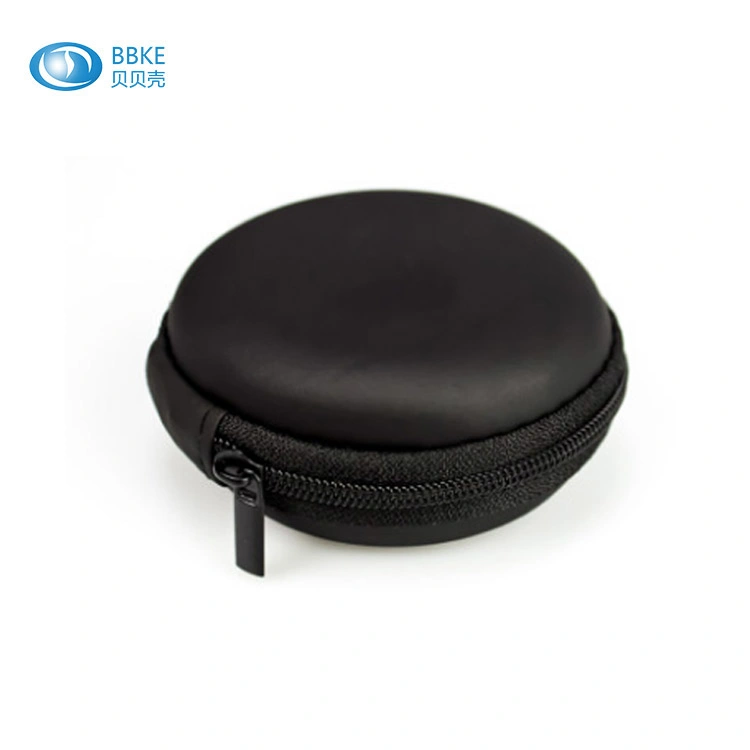 Round Hard Earphone Headset EVA Case