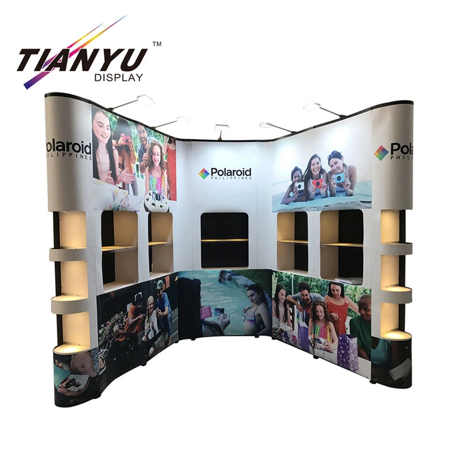 Trade Show Tension Fabric Display Event Backdrop Stand