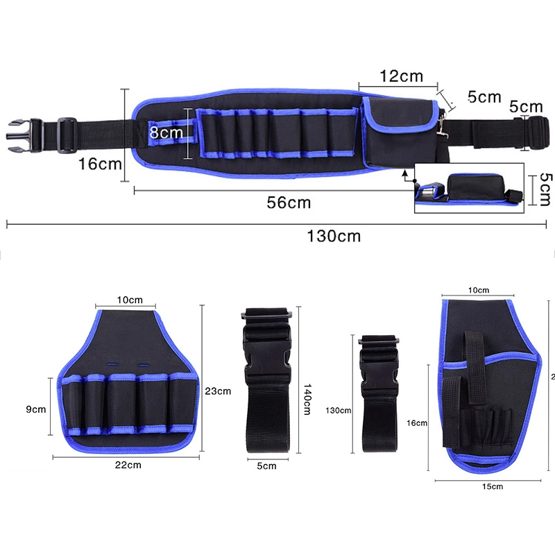 Wasserdichte Oxford Gürteltasche Mit Verstellbarem Bund Für Elektrowerkzeuge In Robuster Ausführung
