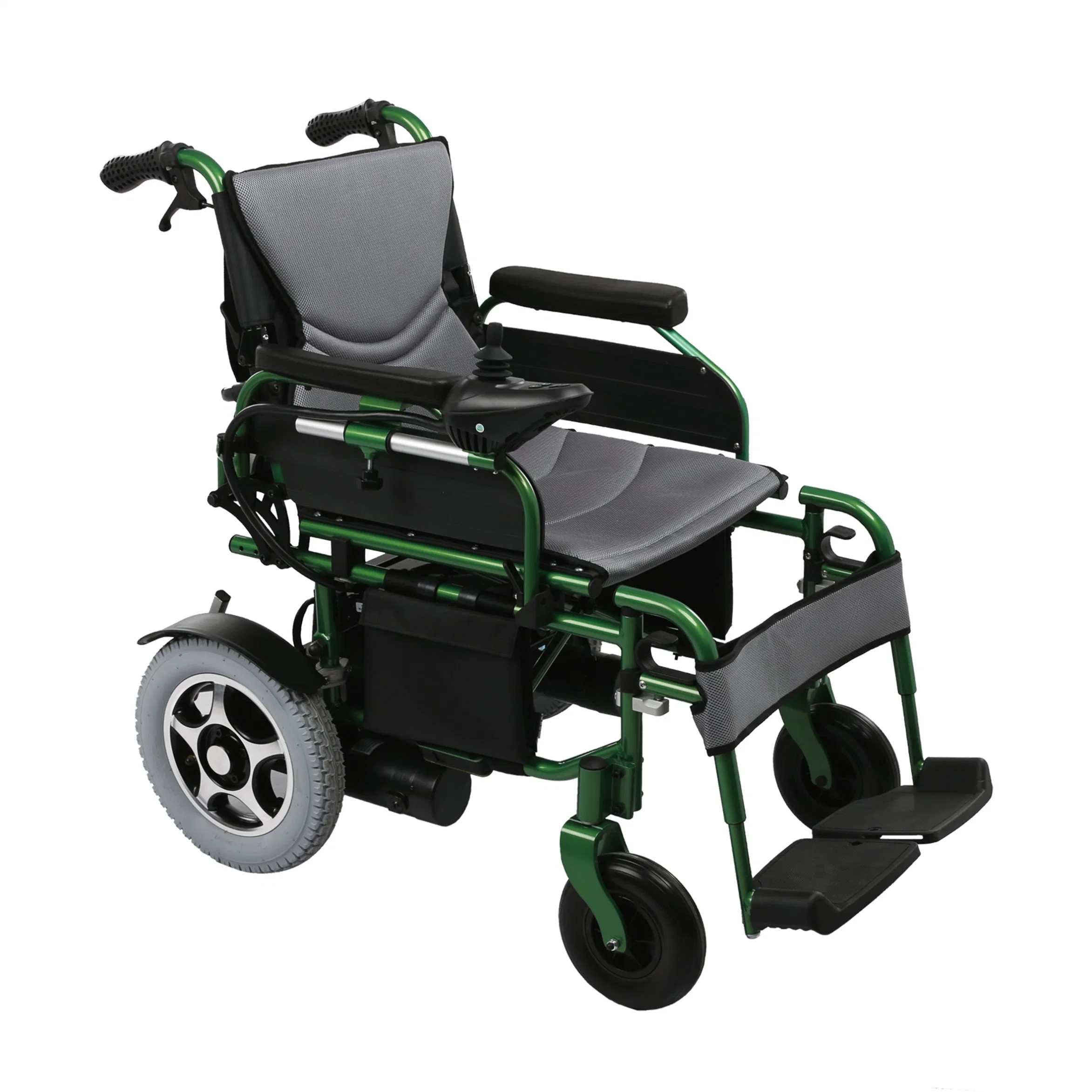 P4 Ultra Strong Healthcare 12" Lightweight Electric Folding Bluetooth Power Wheelchair for Sale