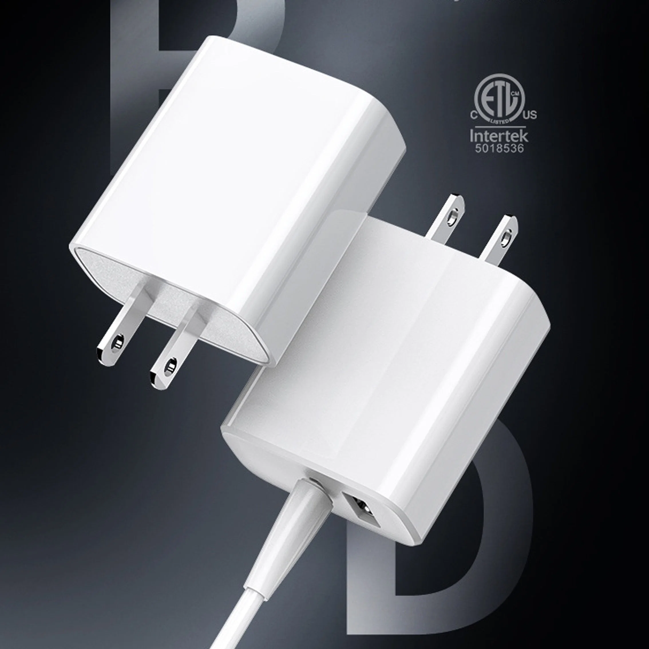 3.0 USB Wall-Mounted Adapter for Quick Charging of Mobile Phones