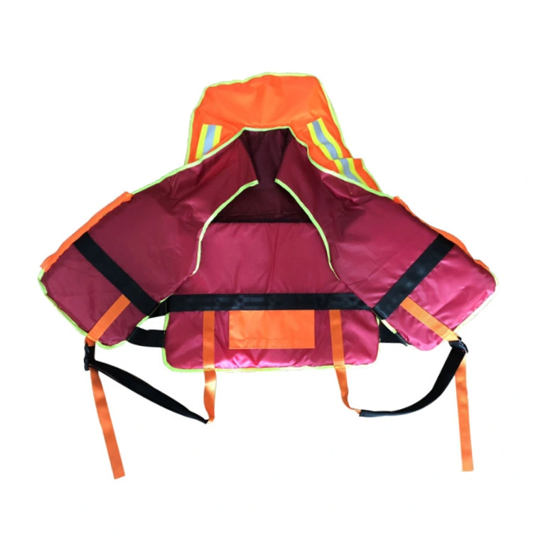 Fire Fighting Inflable EPE Foam Double Protecting Compound Complex Life Jacket