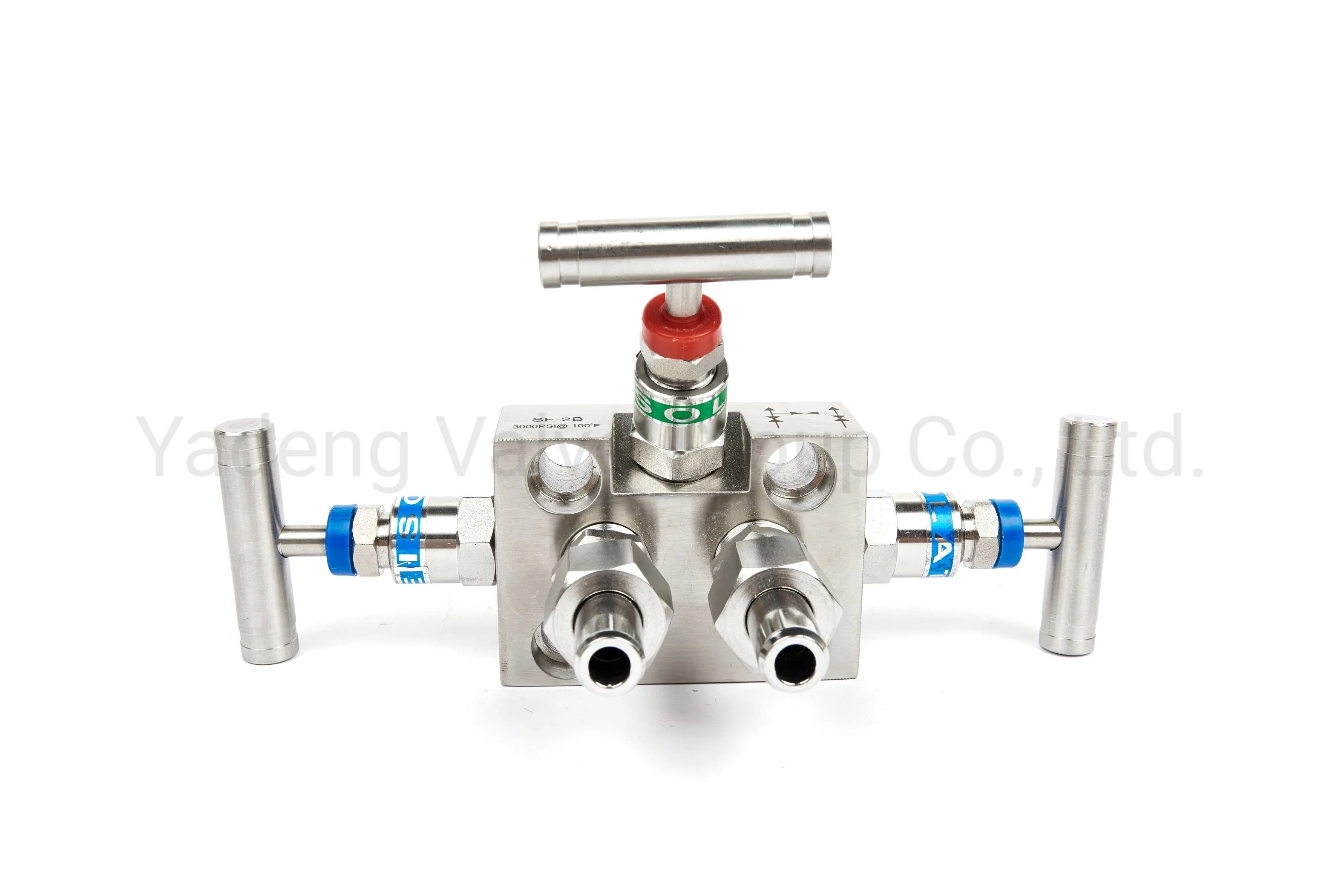 Stainless Steel High Pressure Valve 3 Way Valve Manifolds Coplanar Valve Manifolds