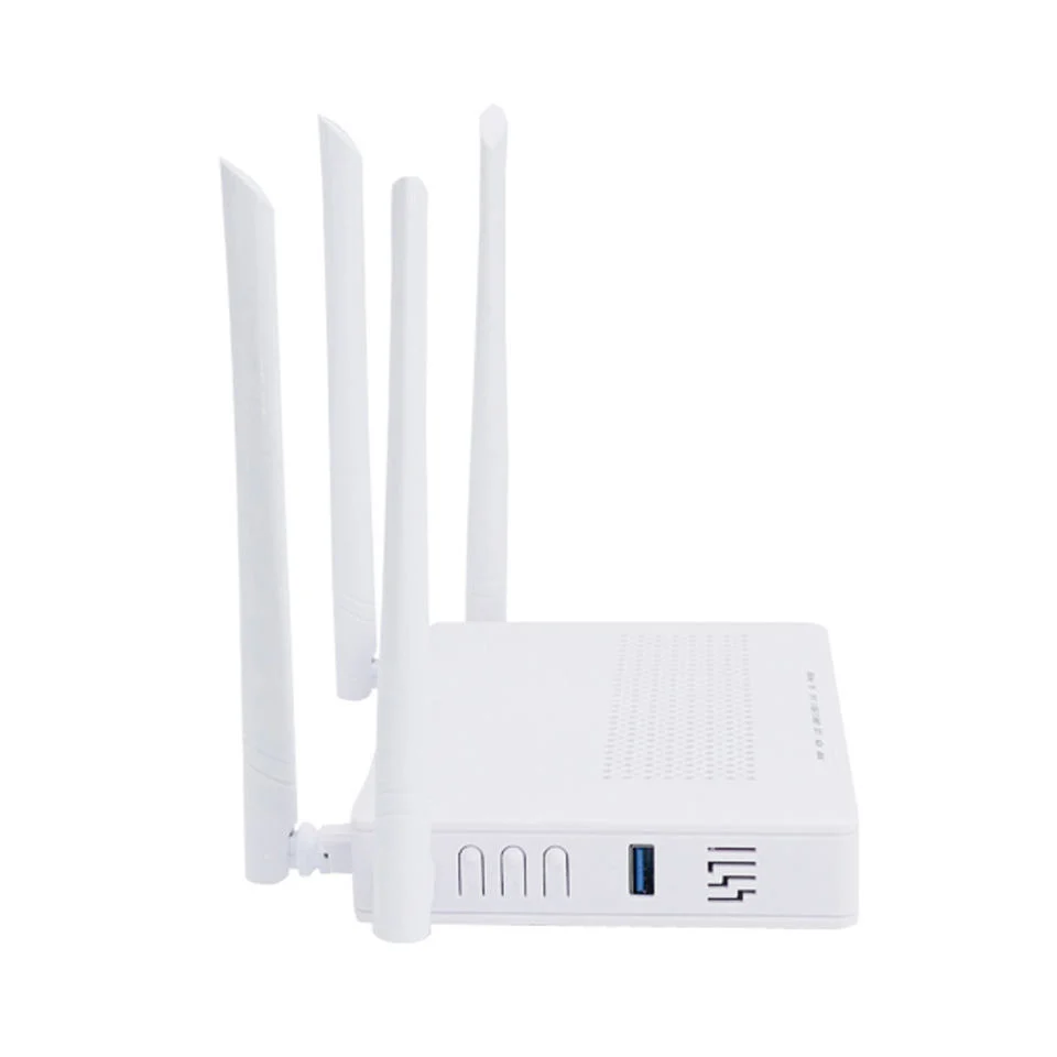 4ge+2*Pots + Wi-Fi 2.4G&amp;5g مودم Epon ثنائي النطاق عبر Wi-Fi Epon Router لحل الوصول متعدد الخيارات