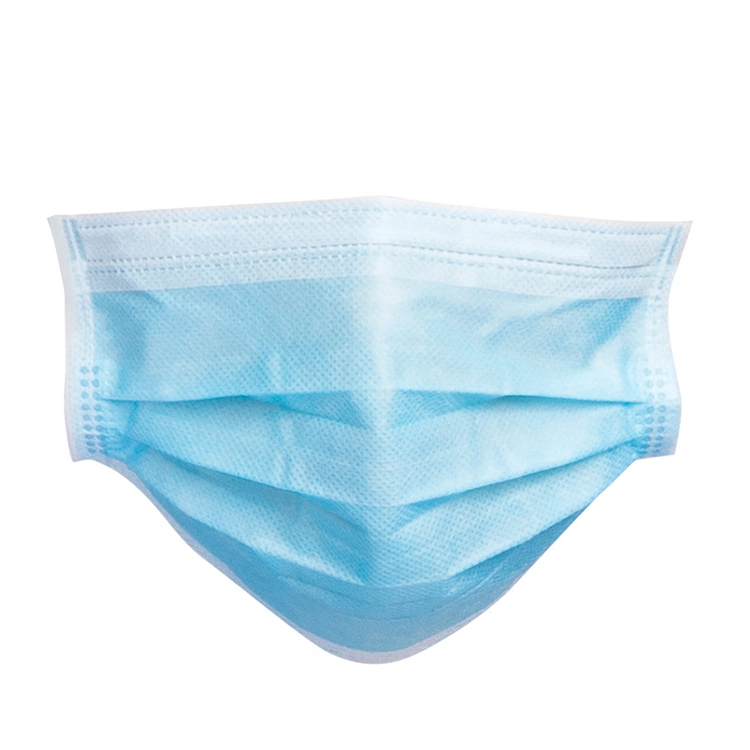 Safety 3ply Nonwoven Fabric Face Mask Disposable with Ear-Loop