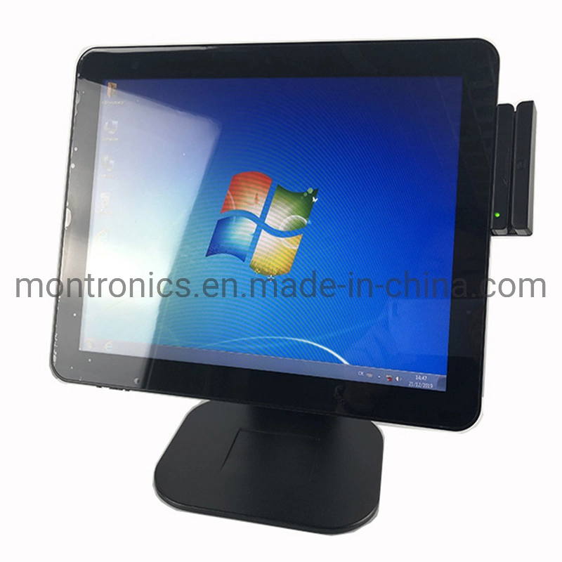 J1900 10 Points Capacitive POS Touch Terminal System PC 15 Inch POS Touch All in One Computer