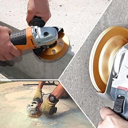 7" Long Lasting Diamond Cup Wheels for Concrete, Epoxy, Paint, Mastic Grinding - 5/8"-11 Arbor