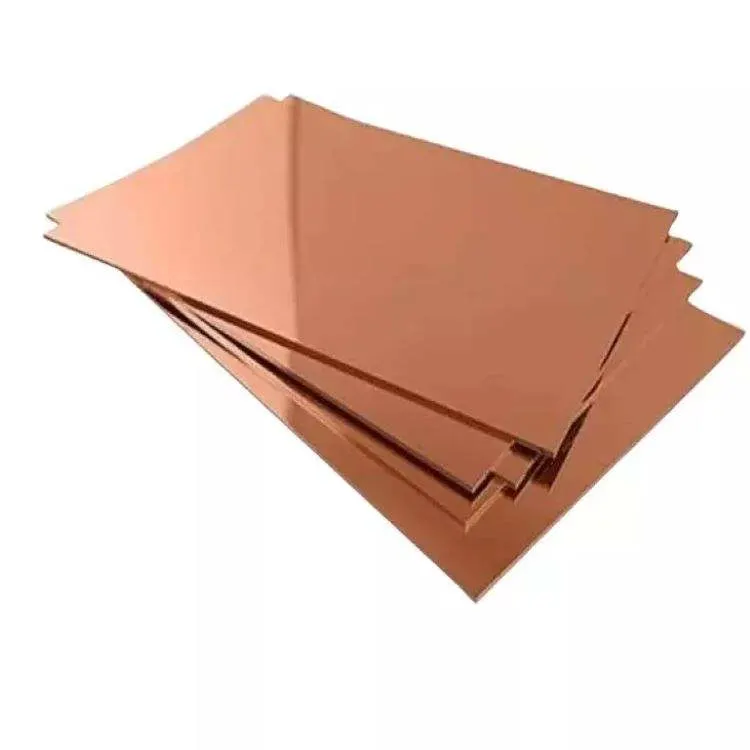 Brass Red Copper C11000 C26800 C33000 C71500 99% Copper Cathode Pure Copper Sheet/Plate for Sale