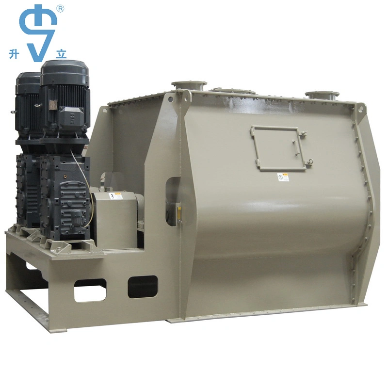 Horizontal Double Shaft Paddle Mixing Machine Paddle Mixer for Powders and Granules Fertilizer/ Milk Powder/Protein/Vitamin Powder/ PVC/PE/ EVA