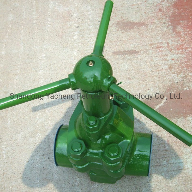 API 6A Mud Gate Valve 2 بوصة الشكل 1502 15000 رطل لكل بوصة مربعة صمام بوابة صلب مطروق