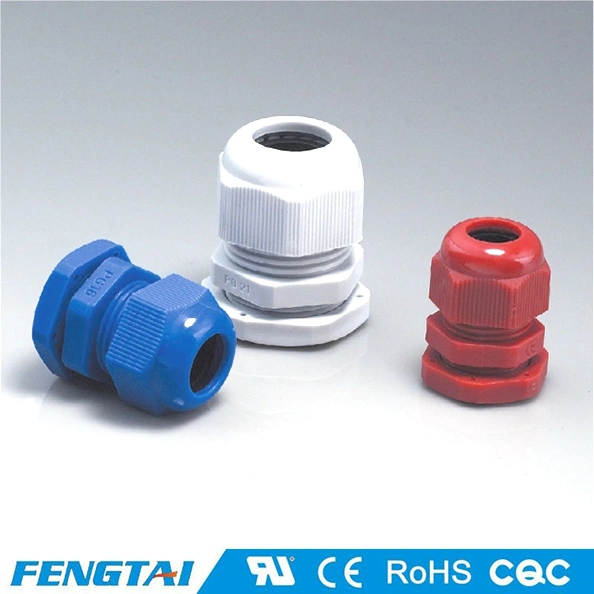 Size IP68 Cable Connector PA Material Waterproof Plastic Nylon Pg Cable Gland