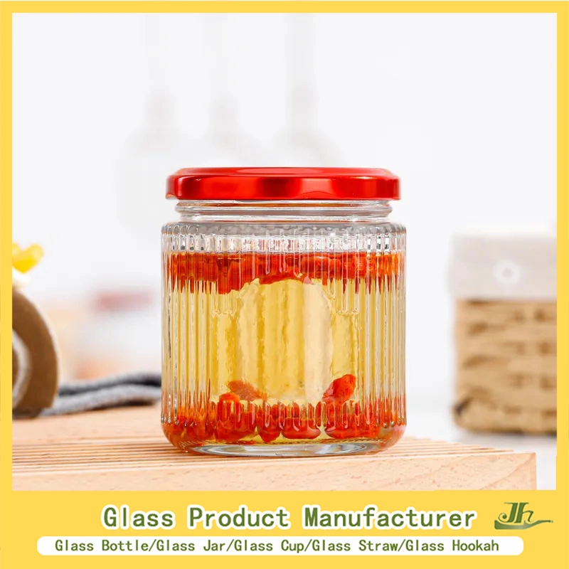 180ml 250ml 400ml 500ml 730ml Hexagon Honey Glass Bottle Jam Honey Spices Butter Glass Bottle